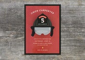 Image of Fireman Invitation (10)