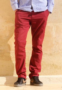 Image of SEN NO SEN chino pant "bordeaux"