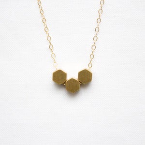 Image of Gold Hexagons