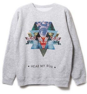 Image of Crewneck 'Hear my roar' 2.0