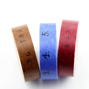 Image of Number Washi Tape