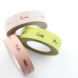 Image of Week Day Washi Tape