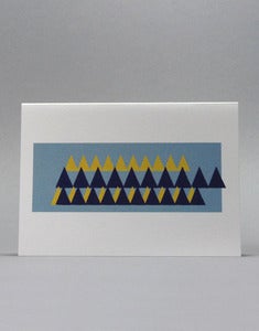 Image of Teal Wooded Hills Colour Block 