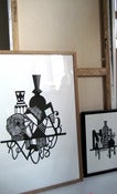 Image of Stilleben lithography black
