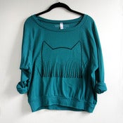 Image of Cat Grass Pullover Sweatshirt