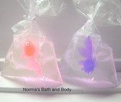 Image of kids fish in a bag soap