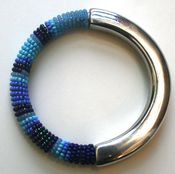 Image of Jadia Bangle - Cerulean City Blue