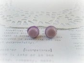 Image of Purple Macaroon Earring Post Stud