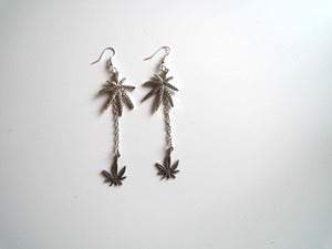 Image of Dope Leaf Drop Earrings