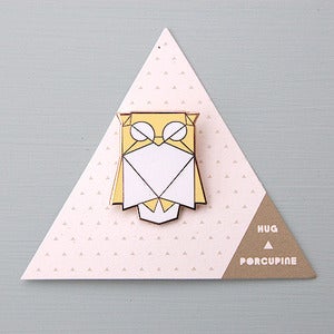 Image of Origami Owl Brooch by Hug A Porcupine