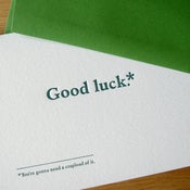 Image of Good Luck, 3500