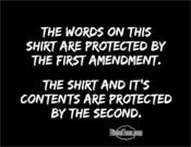 Image of "The Words On This Shirt...2nd Amendment" T Shirt or Hoody