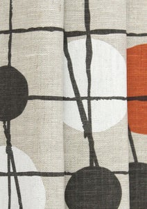Image of Pavilion Linen Fabric - Harvest Orange