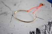 Image of Bracelet jonc plaqué or Sophie Deschamps ♥