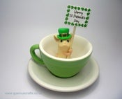 Image of St Patrick's Day Teacup Mouse - Special Edition