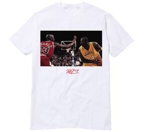 Image of Kobe vs MJ - White
