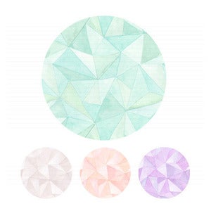 Image of Watercolor Triangular Seamless Pattern