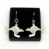 Image of STERLING SILVER KANGAROO EARRINGS