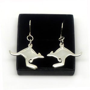 Image of STERLING SILVER KANGAROO EARRINGS