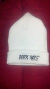 Image of DARK HALF BEANIE "WHITE/BLACK"