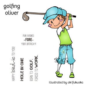 Image of Golfing Oliver