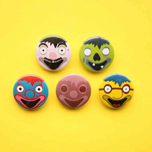 Image of Billy Roll Badges - 5 Pack