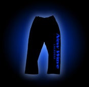 Image of Black Loose Fit New Wave Sweatpants