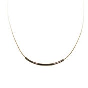 Image of curvette necklace: gunmetal