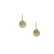 Image of baby disc earrings: silver