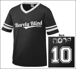 Image of Limited Edition 10 Year Anniversary Baseball Tee BLACK/WHITE