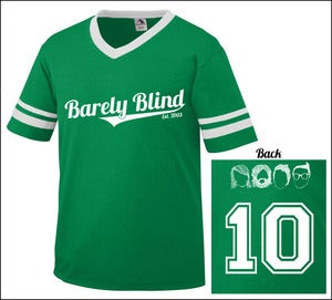 Image of Limited Edition 10 Year Anniversary Baseball Tee Kelly/White