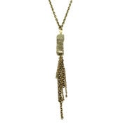 Image of pyrite stack necklace