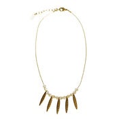 Image of vail necklace: opal linen