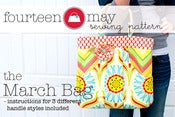 Image of March Bag, Handbag Sewing Pattern pdf