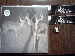 Image of Black Umbrella Be Inside 7" white vinyl