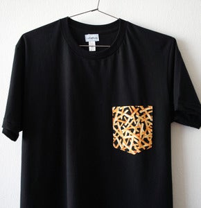 Image of FRENCH FRIES POCKET TEE (black)