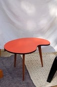 Image of table 50's palette tripode pied compas