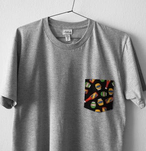 Image of KETCHUP POCKET TEE (grey)