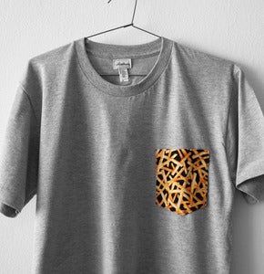 Image of FRENCH FRIES POCKET TEE (grey)