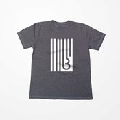 Image of Limited Edition United States of Bedrock T Shirt in Melange Grey Mens/Womens pre-order