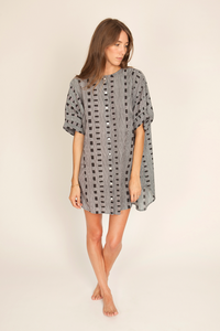 Image of Joey Dress, Ladder Print