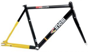 Image of quadro Cinelli Vigorelli preto/amarelo 2013