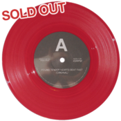 Image of 'Young Tender Hearts Beat Fast' Ltd. Red Vinyl 7" (500 copies)