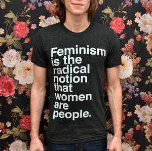 Image of Tri-Blend 'Feminism is the Radical Notion' Charity Shirt