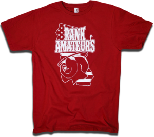 Image of Adam Rank "Rank Amateurs" tee by Backpage Press