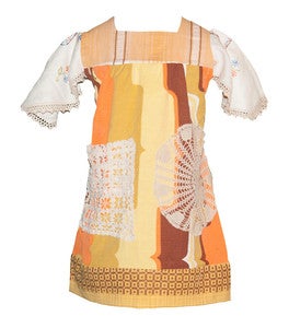 Image of Autumn leaf VINTAGE tunic  XLARGE