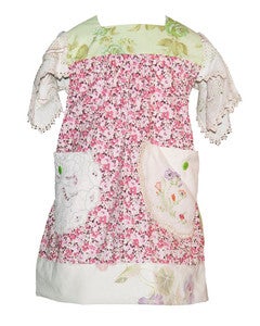 Image of Pink and lime green XLARGE tunic