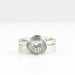 Image of 14kt palladium Nested Engagement Ring Set