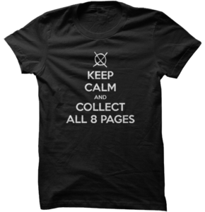 Image of Keep Calm and Collect All 8 Pages (Slender Man) - Black