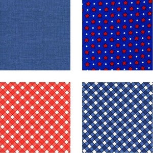 Image of 5 tissus "pepsy"
